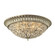 Andalusia Eight Light Flush Mount in Aged Silver (45|11695/8)