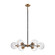 Boudreaux Six Light Chandelier in Antique Gold (45|14432/6)