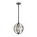 Oriah One Light Mini Pendant in Matte Black (45|15424/1)