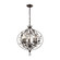 Circeo Five Light Chandelier in Deep Rust (45|18136/5)