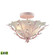 Circeo LED Semi Flush Mount in Light Pink (45|18151/2-LED)