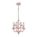 Circeo Three Light Chandelier in Light Pink (45|18152/3)