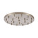 Pendant Options Pan Only, 18-Light Round in Satin Nickel (45|18R-SN)