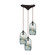 Sutter Creek Three Light Pendant in Oil Rubbed Bronze (45|25102/3)