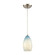 Planetario One Light Mini Pendant in Satin Nickel (45|30240/1)