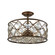 Armand Four Light Semi Flush Mount in Weathered Bronze (45|31092/4)