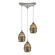 Vines Three Light Pendant in Satin Nickel (45|31142/3)