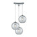 Watersphere Three Light Pendant in Polished Chrome (45|31380/3CLR)