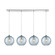 Watersphere Four Light Pendant in Polished Chrome (45|31380/4LP-AQ)