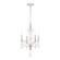 French Parlor Four Light Chandelier in Vintage White (45|33475/4)