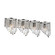 Jariah Four Light Vanity in Polished Chrome (45|45273/4)