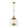 Chandra Four Light Pendant in Burnished Brass (45|46834/4)