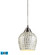 Fusion LED Mini Pendant in Satin Nickel (45|528-1SLV-LED)