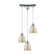 Merida Three Light Pendant in Polished Chrome (45|56530/3)