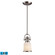 Brooksdale LED Mini Pendant in Satin Nickel (45|66161-1-LED)