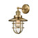 Seaport One Light Wall Sconce in Satin Brass (45|66386-1)