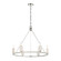 White Stone Six Light Chandelier in Polished Nickel (45|69347/6)
