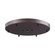 Pendant Options Six Light Pan in Oil Rubbed Bronze (45|6R-OB)