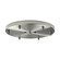 Pendant Options Six Light Pan in Satin Nickel (45|6R-SN)