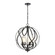 Daisy Four Light Chandelier in Midnight Bronze (45|75095/4)