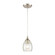 Miranda One Light Mini Pendant in Satin Nickel (45|85321/1)