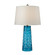 Hammered Glass One Light Table Lamp in Blue (45|D2619)