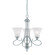 Elipse Three Light Chandelier in Brushed Nickel (45|SL811378)