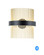 Chimes WiZ LED Wall Sconce in Black / Satin Brass (86|E34201-BKSBR)