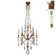 Encased Gems Eight Light Chandelier in Bronze (48|708640-1ST)