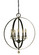 Constellation Five Light Chandelier in Brushed Nickel (8|4375 BN)