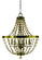 Naomi Six Light Foyer Chandelier in Mahogany Bronze (8|4486 MB)