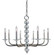 Glamour Eight Light Chandelier in Polished Nickel (8|4968 PN)