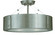Oracle Four Light Flush / Semi-Flush Mount in Satin Pewter with Polished Nickel Accents (8|5390 SP/PN)