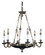 Napoleonic Six Light Chandelier in French Brass (8|8706 FB)