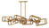 Ensemble LED Linear Chandelier in Brushed Bronze (138|FR42446BBZ)