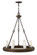 Cabot LED Chandelier in Rustic Iron (138|FR48435IRN)