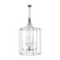 Bantry House Eight Light Chandelier in Smith Steel (454|AC1038SMS)