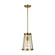 Harrow One Light Pendant in Burnished Brass (454|P1287BBS)