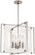 Crystal Clear Four Light Pendant in Polished Nickel (42|P1404-613)