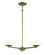 Scale LED Chandelier in Soft Rass (42|P1463-695-L)