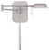 George'S Reading Room LED Swing Arm Wall Lamp in Brushed Nickel (42|P4348-084)