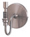 Decorative Wall Sconces One Light Wall Sconce in Brushed Nickel (42|P442-084)