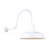 Warehouse One Light Outdoor Gooseneck Light in White (381|H-QSN15116-SA-93/QSNHL-C-93)