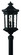 Raley LED Post Top/ Pier Mount in Museum Black (13|1601MB)