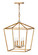 Stinson LED Chandelier in Distressed Brass (13|3536DA)