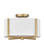 Axis Off White LED Foyer Pendant in Heritage Brass (13|41706HB)