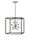 Aros LED Chandelier in Black (13|46314BLK-PN)