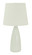 Scatchard One Light Table Lamp in White Gloss (30|GS850-WG)