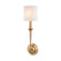 Lourdes One Light Wall Sconce in Aged Brass (70|1231-AGB)