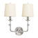 Logan Two Light Wall Sconce in Polished Nickel (70|172-PN)